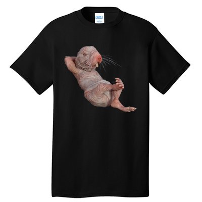 Naked Molerat Zookeeper Safari Animal Lover Mole Rat Tall T-Shirt