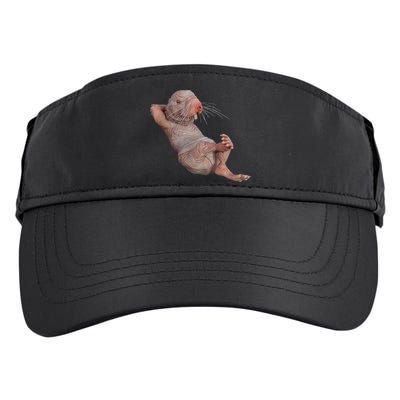 Naked Molerat Zookeeper Safari Animal Lover Mole Rat Adult Drive Performance Visor
