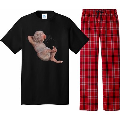 Naked Molerat Zookeeper Safari Animal Lover Mole Rat Pajama Set