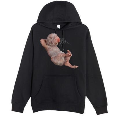 Naked Molerat Zookeeper Safari Animal Lover Mole Rat Premium Pullover Hoodie