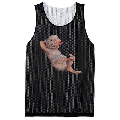 Naked Molerat Zookeeper Safari Animal Lover Mole Rat Mesh Reversible Basketball Jersey Tank