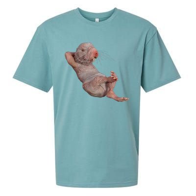 Naked Molerat Zookeeper Safari Animal Lover Mole Rat Sueded Cloud Jersey T-Shirt