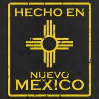 New Mexico Zia Symbol Distressed Hecho En New Mexico Hat