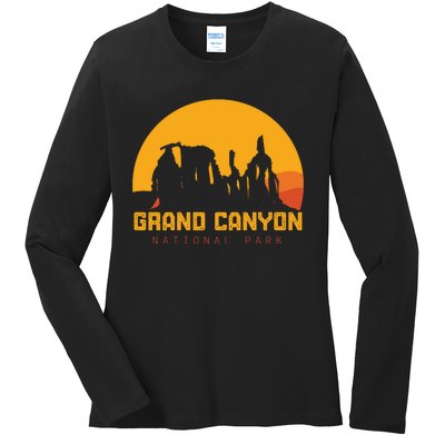 Grand Canyon National Park Ladies Long Sleeve Shirt