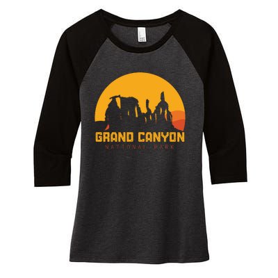 Grand Canyon National Park Women's Tri-Blend 3/4-Sleeve Raglan Shirt