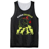 Nanasaurus Nana 4  Dinosaur Mother's Day Mesh Reversible Basketball Jersey Tank