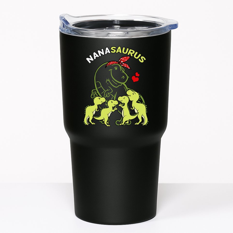 Nanasaurus Nana 4  Dinosaur Mother's Day Tumbler