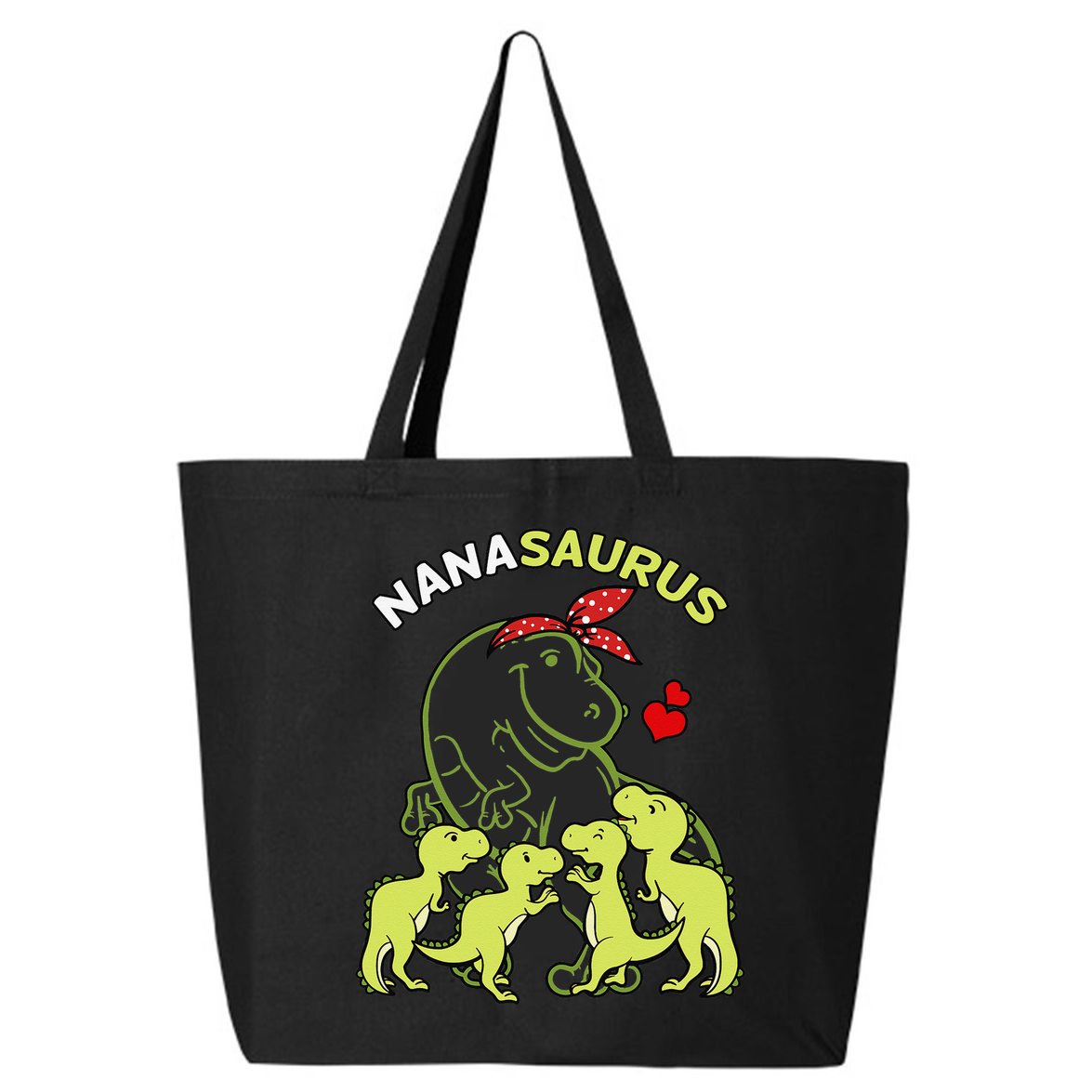 Nanasaurus Nana 4  Dinosaur Mother's Day 25L Jumbo Tote