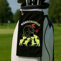 Nanasaurus Nana 4  Dinosaur Mother's Day Golf Towel