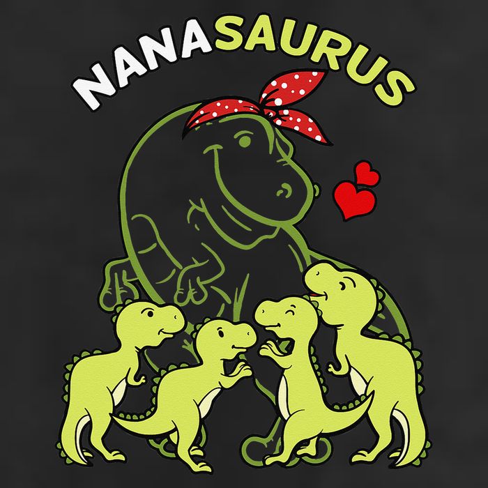 Nanasaurus Nana 4  Dinosaur Mother's Day Golf Towel