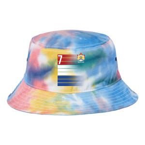 Nederland Number 7 Flag Logo Tie Dye Newport Bucket Hat