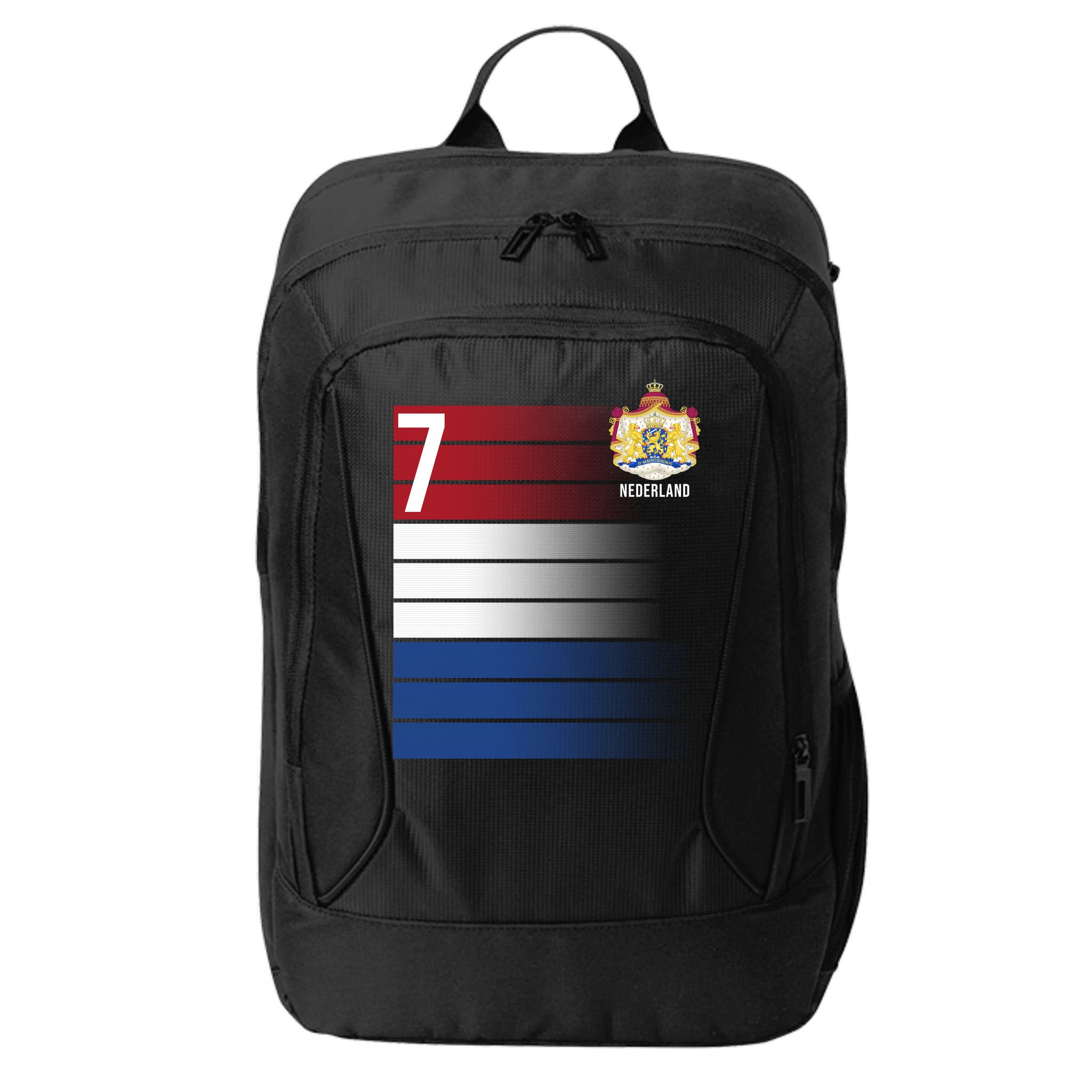 Nederland Number 7 Flag Logo City Backpack