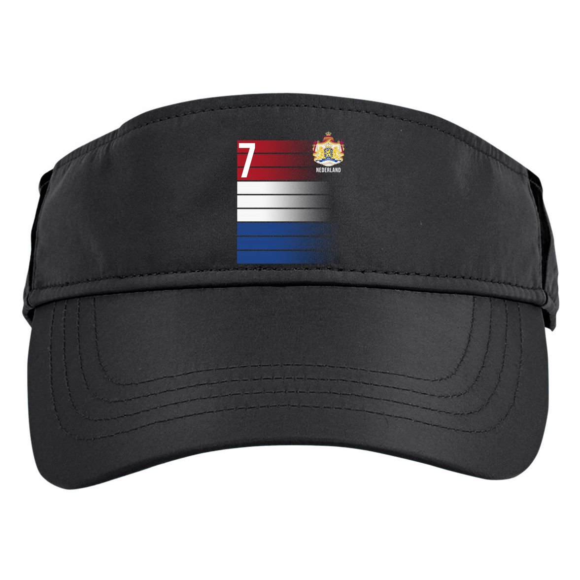 Nederland Number 7 Flag Logo Adult Drive Performance Visor