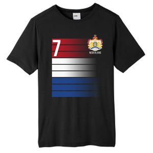 Nederland Number 7 Flag Logo Tall Fusion ChromaSoft Performance T-Shirt