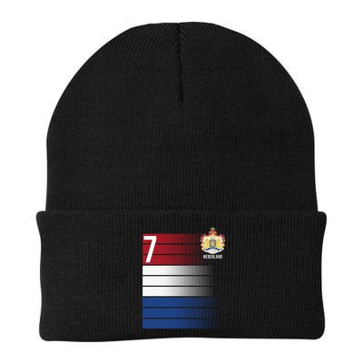 Nederland Number 7 Flag Logo Beanie