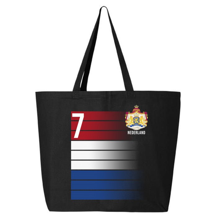 Nederland Number 7 Flag Logo 25L Jumbo Tote