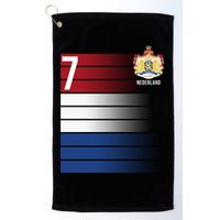 Nederland Number 7 Flag Logo Golf Towel