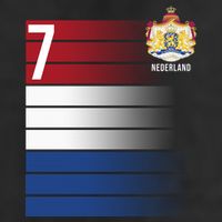 Nederland Number 7 Flag Logo Golf Towel