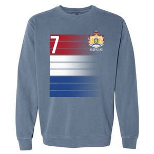 Nederland Number 7 Flag Logo Garment-Dyed Sweatshirt