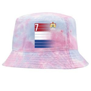 Nederland Number 7 Flag Logo Tie-Dyed Bucket Hat