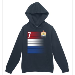 Nederland Number 7 Flag Logo Urban Pullover Hoodie