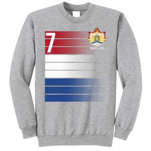 Nederland Number 7 Flag Logo Sweatshirt