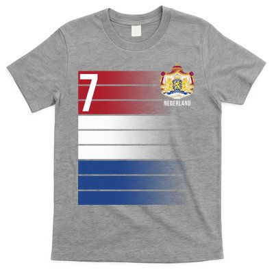 Nederland Number 7 Flag Logo T-Shirt