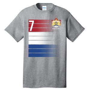 Nederland Number 7 Flag Logo Tall T-Shirt