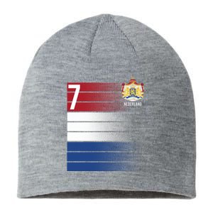 Nederland Number 7 Flag Logo Sustainable Beanie