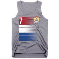 Nederland Number 7 Flag Logo Tank Top