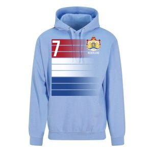 Nederland Number 7 Flag Logo Unisex Surf Hoodie