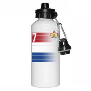 Nederland Number 7 Flag Logo Aluminum Water Bottle