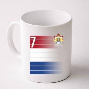 Nederland Number 7 Flag Logo Coffee Mug