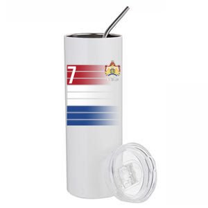 Nederland Number 7 Flag Logo Stainless Steel Tumbler