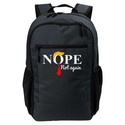 Nope Not Again Funny Trump  Daily Commute Backpack