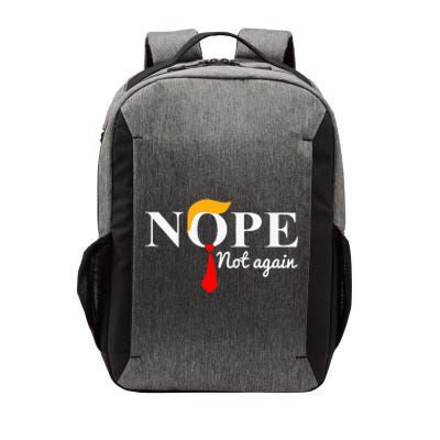 Nope Not Again Funny Trump  Vector Backpack