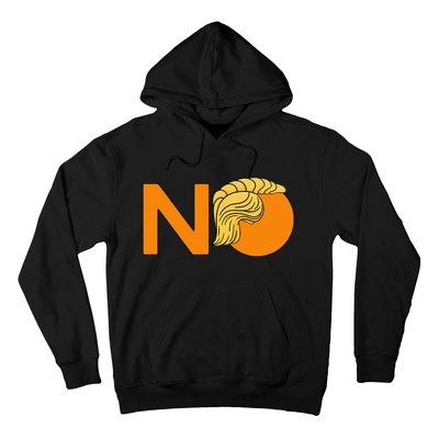 No Never Again President Donald Trump Orange Hair Meme Hoodie