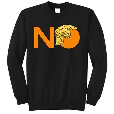 No Never Again President Donald Trump Orange Hair Meme Sweatshirt