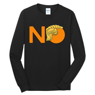 No Never Again President Donald Trump Orange Hair Meme Tall Long Sleeve T-Shirt