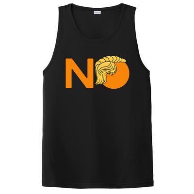 No Never Again President Donald Trump Orange Hair Meme PosiCharge Competitor Tank