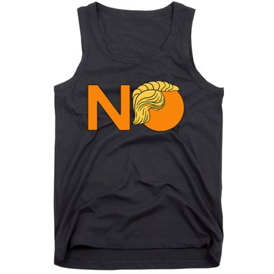 No Never Again President Donald Trump Orange Hair Meme Tank Top