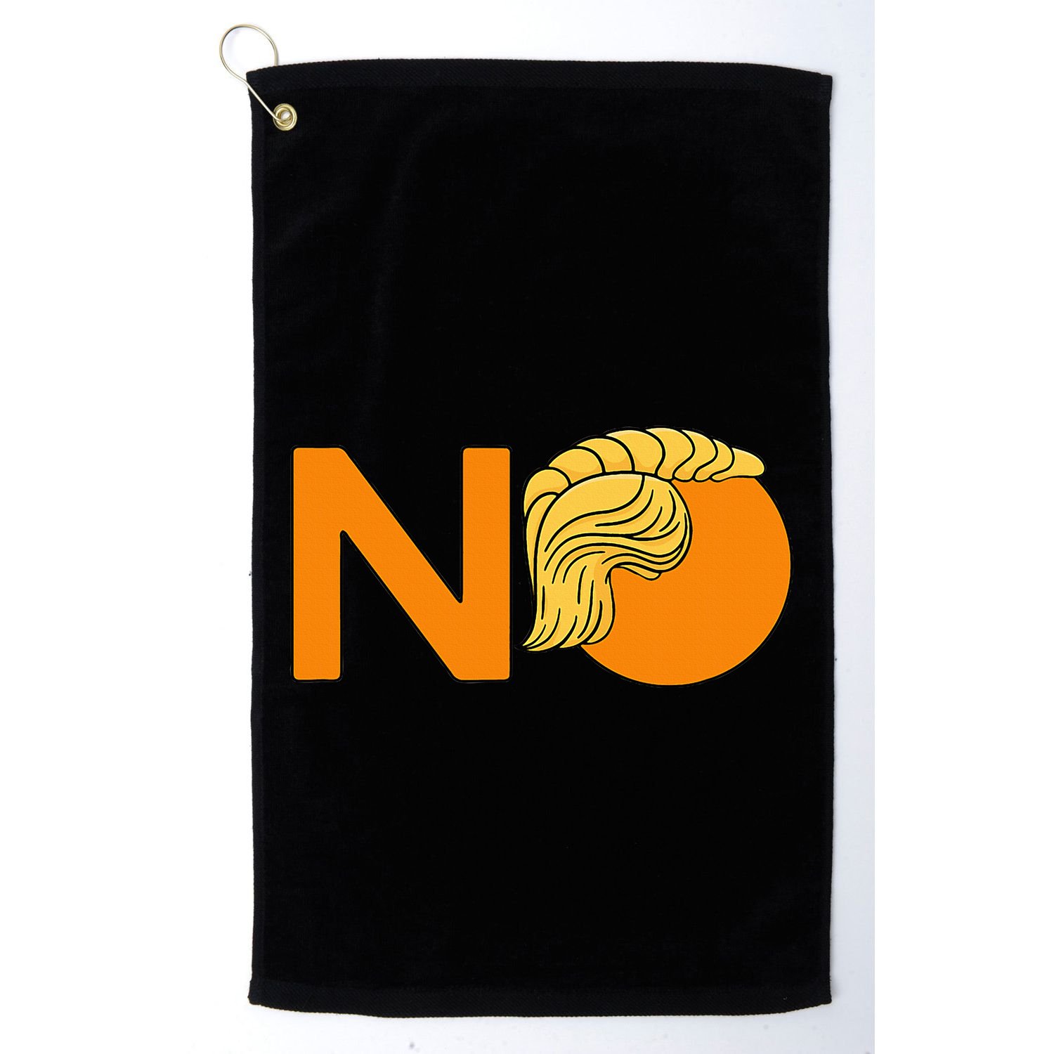 No Never Again President Donald Trump Orange Hair Meme Golf Towel