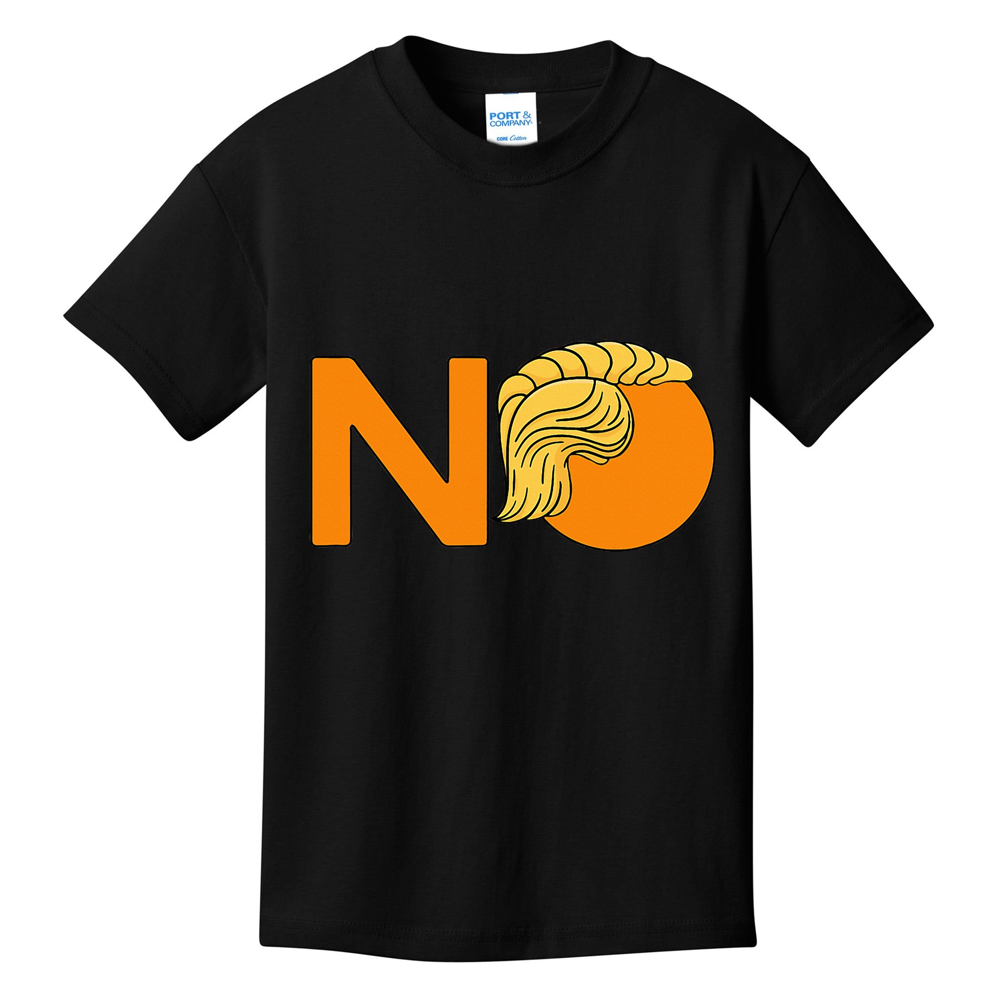 No Never Again President Donald Trump Orange Hair Meme Kids T-Shirt