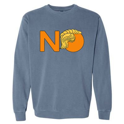 No Never Again President Donald Trump Orange Hair Meme Garment-Dyed Sweatshirt