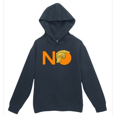 No Never Again President Donald Trump Orange Hair Meme Urban Pullover Hoodie