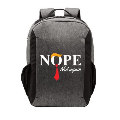 Nope Not Again Donald Trump Funny Vector Backpack