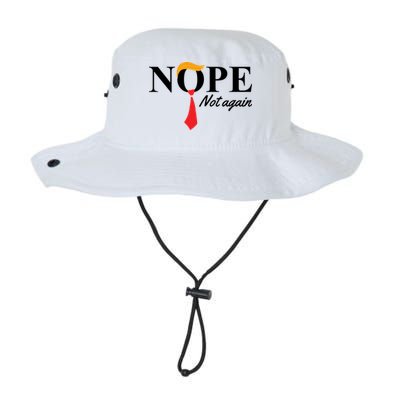 Nope Not Again Donald Trump Funny Bucket Hat