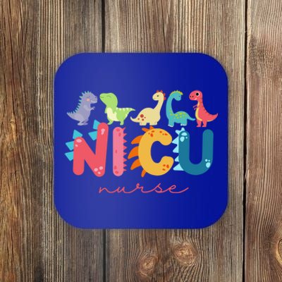 Nicu Nurse Animal Nurse Appreciation Nicu Nurse Dinosaur Cute Gift Coaster