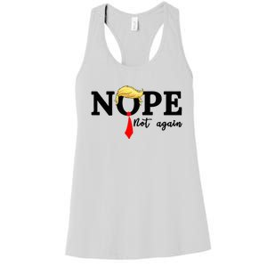 Nope Not Again Women's Racerback Tank