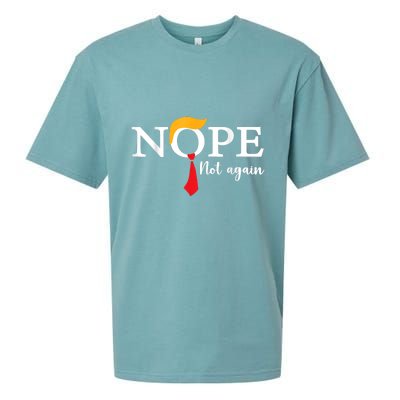 Nope Not Again Sueded Cloud Jersey T-Shirt